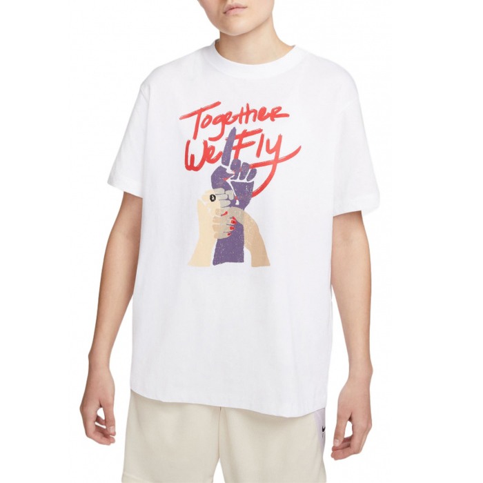 W NK Tee Bf Swsh Fly DR2595-100 [1]