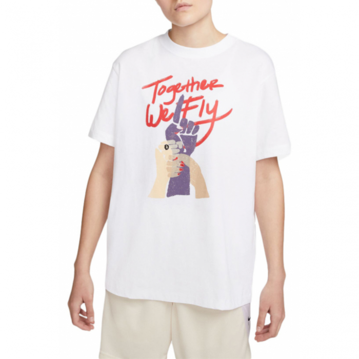 W NK Tee Bf Swsh Fly DR2595-100 [1]