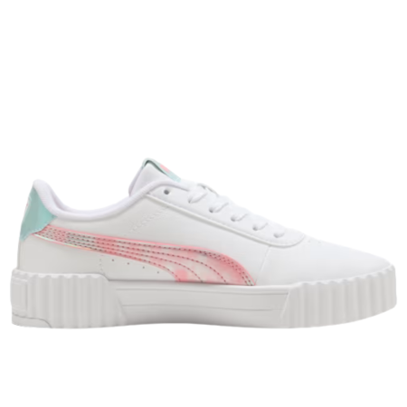 PANTOFI SPORT - Carina 3.0 Space belle Jr PUMA White-Pin 402802-01