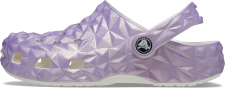 CROCS CLASSIC IRIDESCENT GEO CLOG KIDS 209693-100 [2]