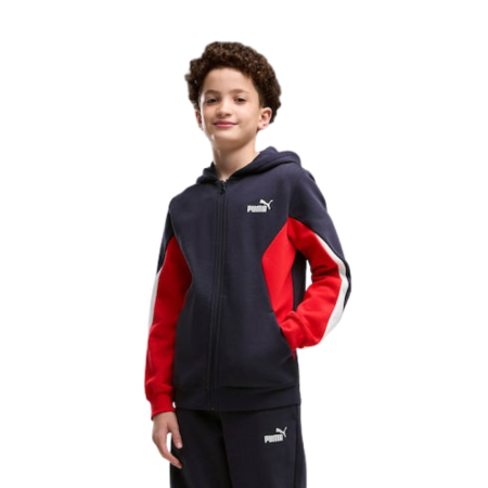 ESS BLOCK Full-Zip Sweat Suit B New Navy 695219-16 [1]