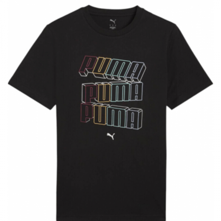 Tricouri barbati - ESS LOGO LAB HOG Tee PUMA Black 684664-01