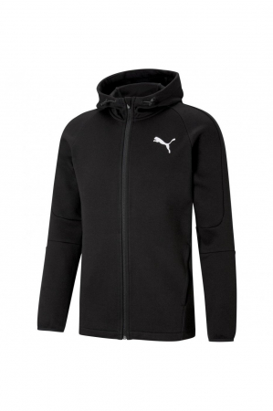 Barbati - EVOSTRIPE Core FZ Hoodie Puma Black 585812-01