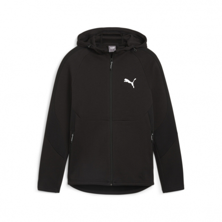 SALE - EVOSTRIPE Full-Zip Hoodie DK PUMA Black 678995-01