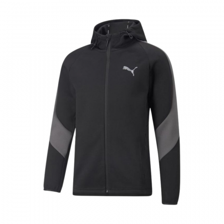 BLUZA - Evostripe Full-Zip Hoodie Puma Black 849915-01