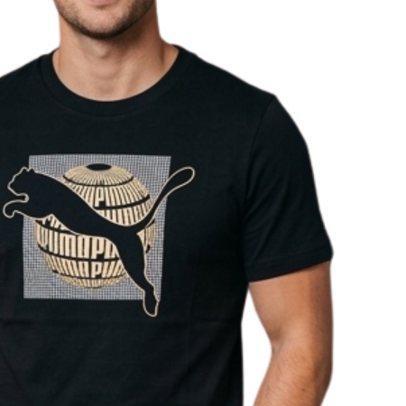 GRAPHIC Foil Tee PUMA Black 691784-01 [1]