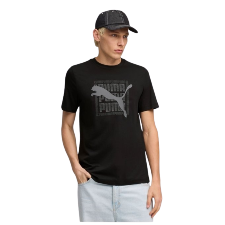 TRICOU - GRAPHIC Puma Wording Tee PUMA Black 691775-01