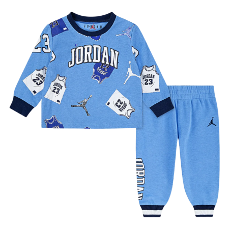 Copii si Adolescenti - JDN MJ 23 JERSEY LS PANT  SET 65F181-B9F