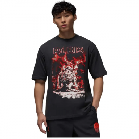 Tricouri barbati - M J PSG STMT SS GFX TEE FV7734-045