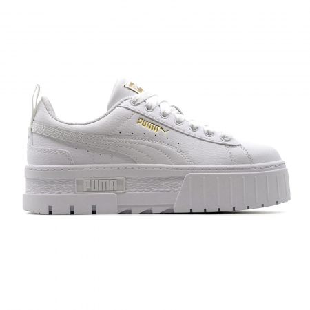 Mayze Lth Jr Puma White-Puma Team Gold 384527-01 [0]