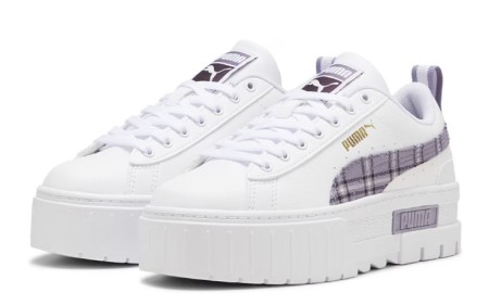 Mayze Winter Tartan Jr PUMA White-Pale P 398061-02 [3]