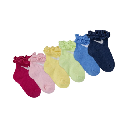 NHG GIRLS 6PK RUFFLE ANKLE SOC GN0925-V12 [1]