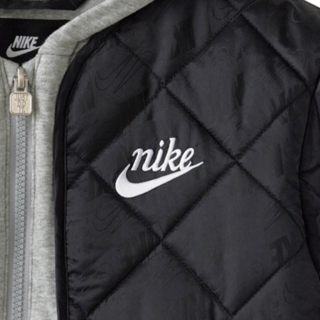 NKN FLEECE HOODED QUILT JACKET 86N071-023 [2]