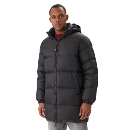 Noutati - PARKA PIUMA FULL ZIP CAPPUCCIO ESSENTIAL DM0DM20466-BDS