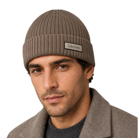 PATCH CHUNKY RIB COTTON BEANIE LV04D8053G-VFU [3]