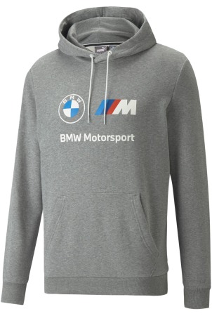 BMW Mms Ess Hoodie TR Medium Gray Heathe 533399-03 [0]