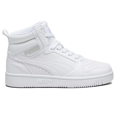 PANTOFI SPORT - Puma Rebound V6 Mid Jr PUMA White-Cool L 393831-05