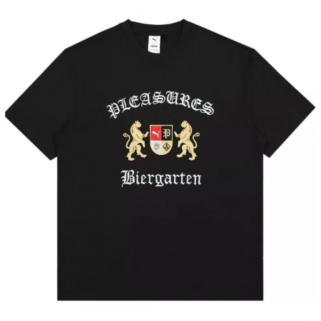 Tricouri barbati - PUMA x PLEASURES Graphic Tee PUMA Black 620877-01