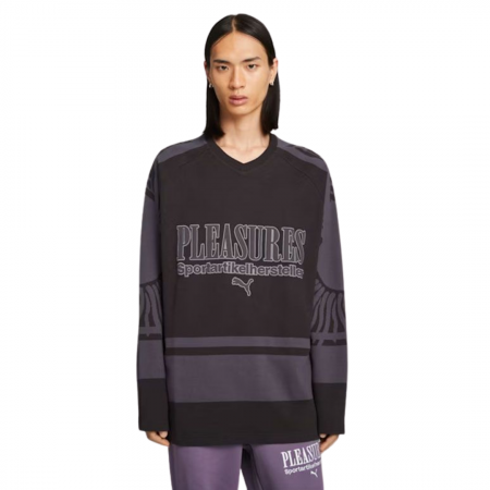 BLUZA - PUMA x PLEASURES Hockey Jersey PUMA Blac 621317-01