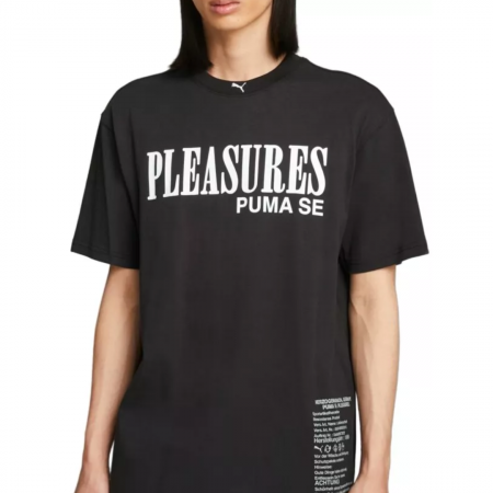 Tricouri barbati - PUMA x PLEASURES Typo Tee PUMA Black 620878-01