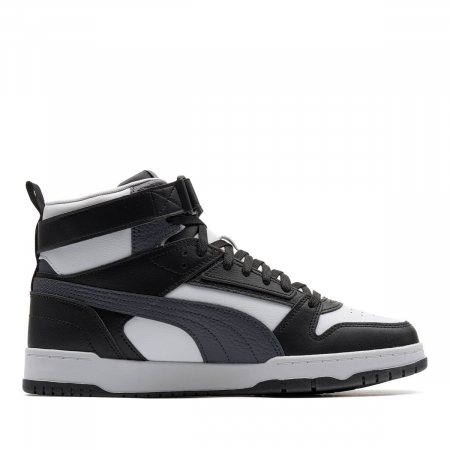 PANTOFI SPORT - RBD Game PUMA Black-Galactic Gray-Silver 385839-32