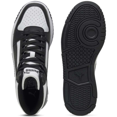 Rebound Slam Mid Jr PUMA White-PUMA Blac 408800-01 [4]
