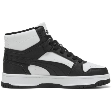 Noutati - Rebound Slam Mid Jr PUMA White-PUMA Blac 408800-01