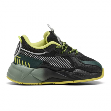 Copii si Adolescenti - RS-X Hot Wheels AC Inf PUMA Black-Green 401401-01