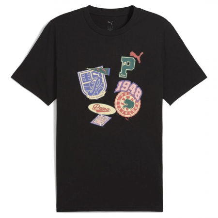 Tricouri barbati - SPORTS LEGACY Front Graphic Tee PUMA Bla 629627-01