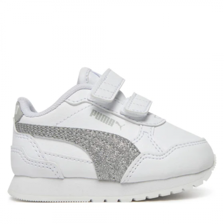 Copii si Adolescenti - ST Runner v4 SL Glitter V Inf PUMA White 401592-01