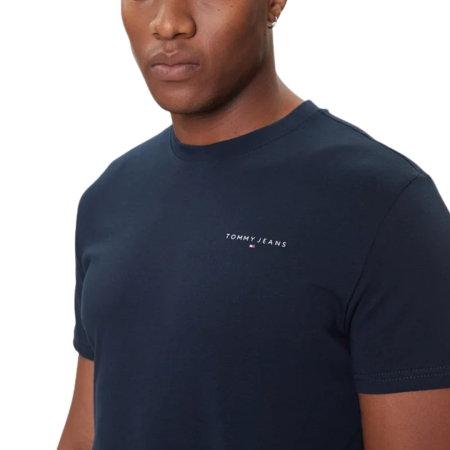T-SHIRT MANICA CORTA COTONE SLIM LOGO LINEAR CHEST DM0DM21780-C1G [1]