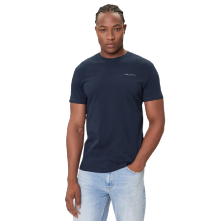 Barbati - T-SHIRT MANICA CORTA COTONE SLIM LOGO LINEAR CHEST DM0DM21780-C1G