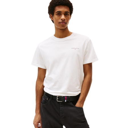 Barbati - T-SHIRT MANICA CORTA COTONE SLIM LOGO LINEAR CHEST DM0DM21780-YBL
