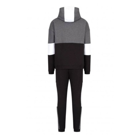 Tuta Felpa Full Zip Cappuccio Colourblock - Sporty Athletic PJ07Z-6LPV54-1200 [1]