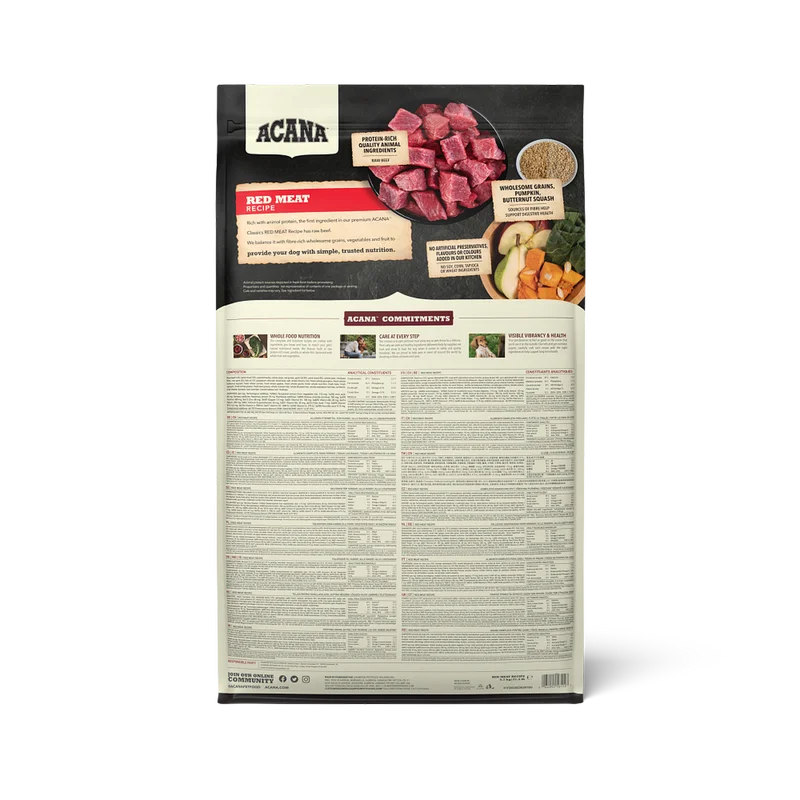 ACANA Classics Red cu Vita, Porc si Miel pentru caini de toate varstele si toate rasele [2]