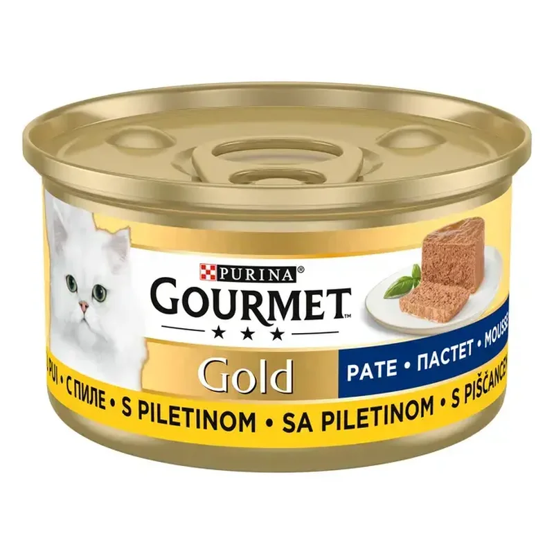 Pachet econom 24 x Gourmet Gold Pate de Pui pentru pisici [3]