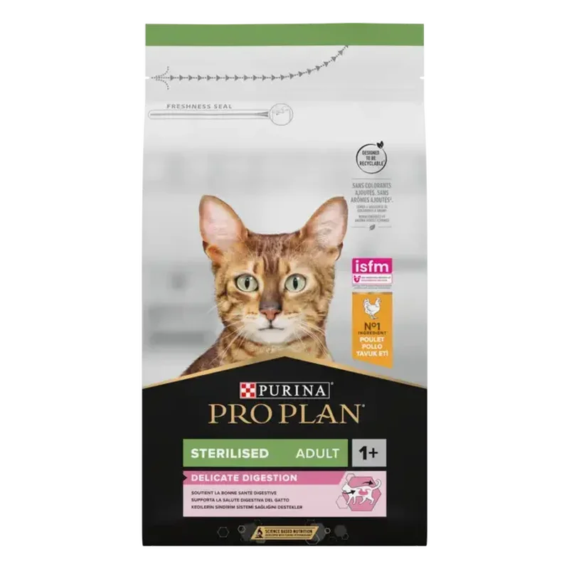 PURINA Pro Plan Delicate Digestion Pui pentru pisici adulte si sterilizate [2]