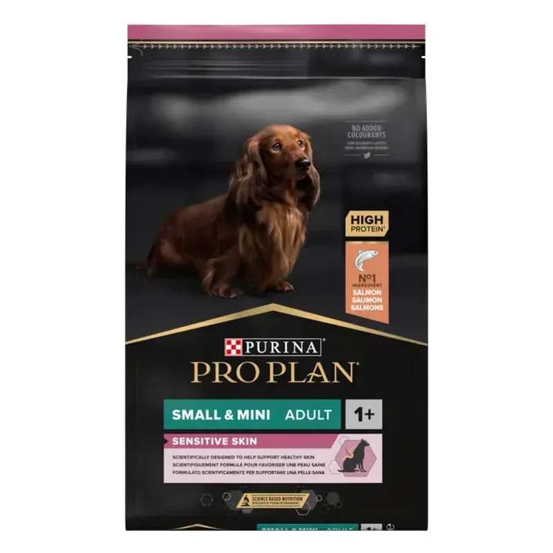 PURINA Pro Plan Sensitive Skin cu Somon pentru caini adulti de rasa mica [2]