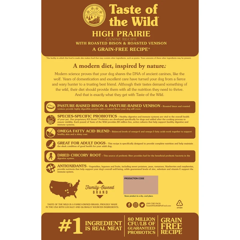 Taste of the Wild High Prairie cu Bizon si Vanat pentru caini [2]