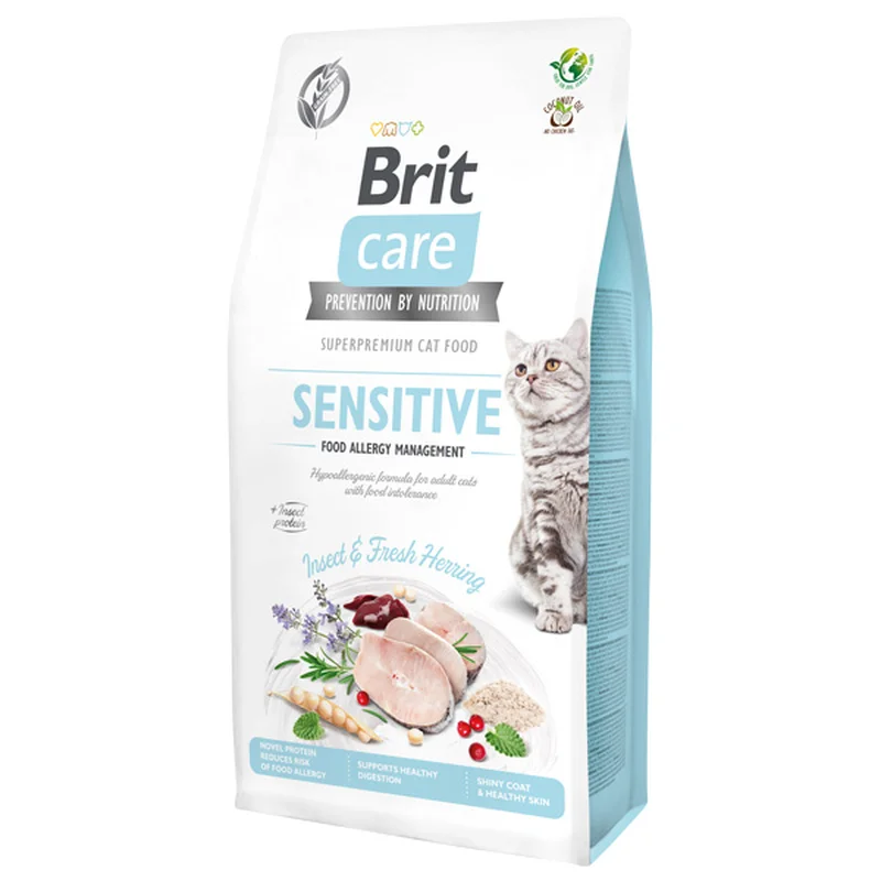 Hrana uscata pisici - Brit Care Food Allergy Management cu Hering pentru pisici