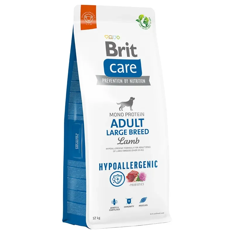 Hrana uscata pentru caini - Brit Care Hypoallergenic cu Miel pentru caini adulti de rasa mare