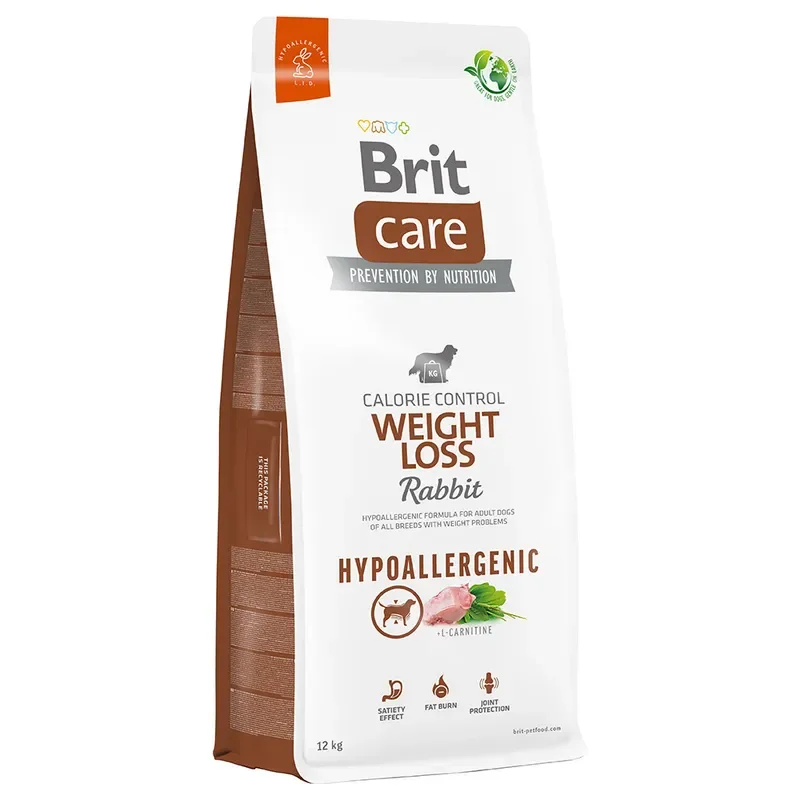 Hrana uscata pentru caini - Brit Care Hypoallergenic Weight Loss cu Iepure si Orez pentru controlul caloriilor