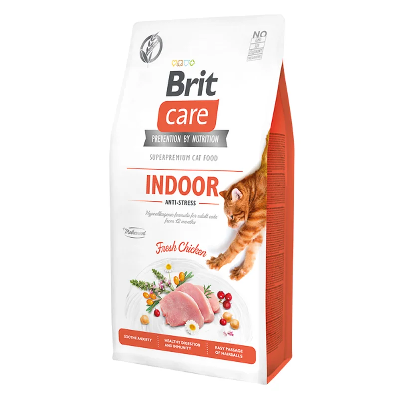 Hrana pentru Pisici - Brit Care Indoor Antistres cu Pui pentru pisici