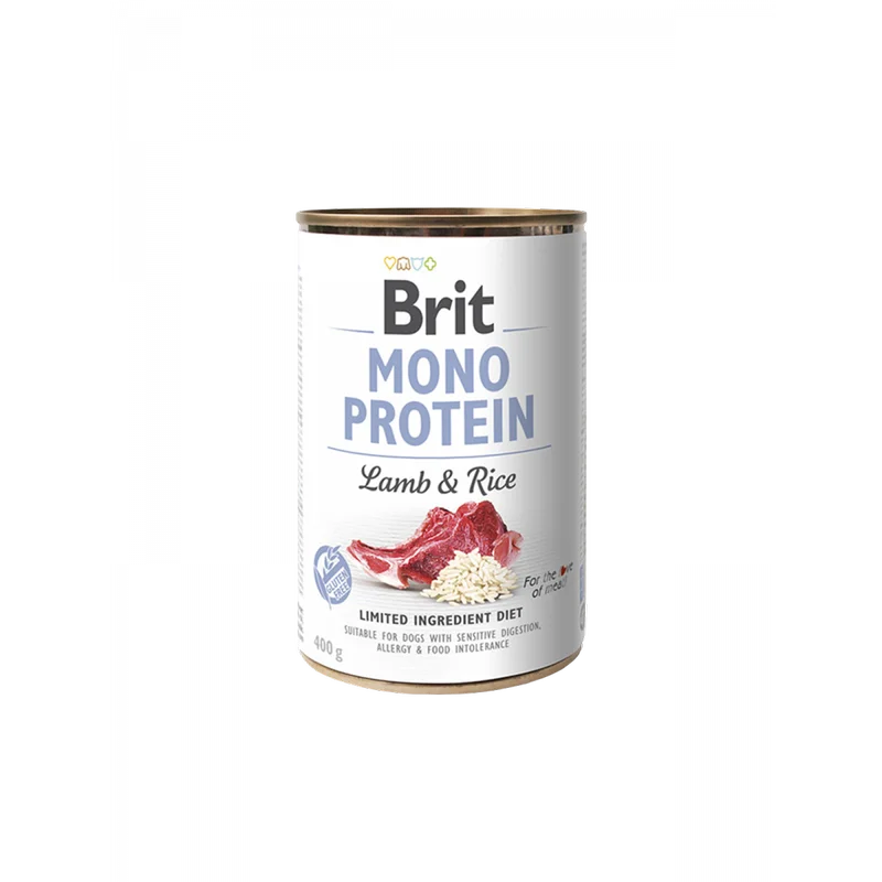 Hrana umeda caini - Brit Mono Protein Miel si Orez ideal pentru caini cu digestie sensibila sau alergii