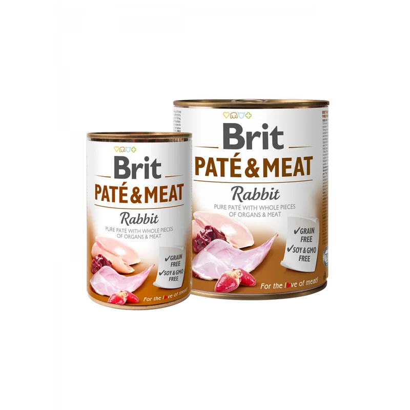 Formule speciale - Brit Pate & Meat Iepure hrana completa pentru caini