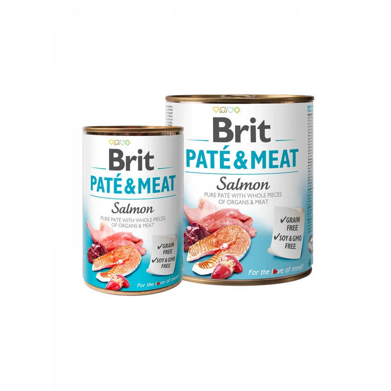 Formule speciale - Brit Pate & Meat Somon hrana completa pentru caini