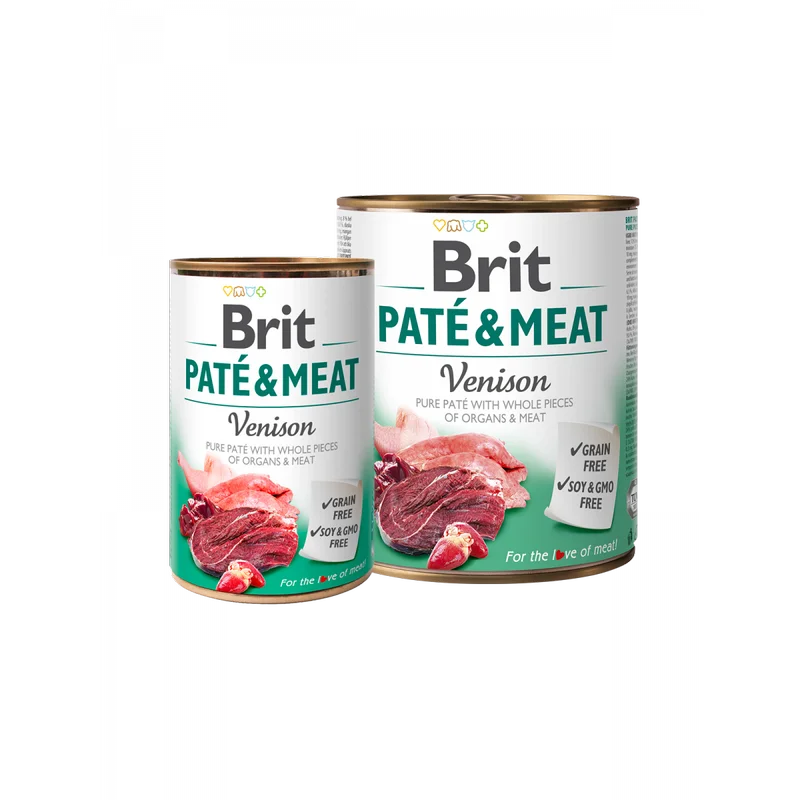 Hrana umeda caini - Brit Pate & Meat Vanat hrana completa pentru caini