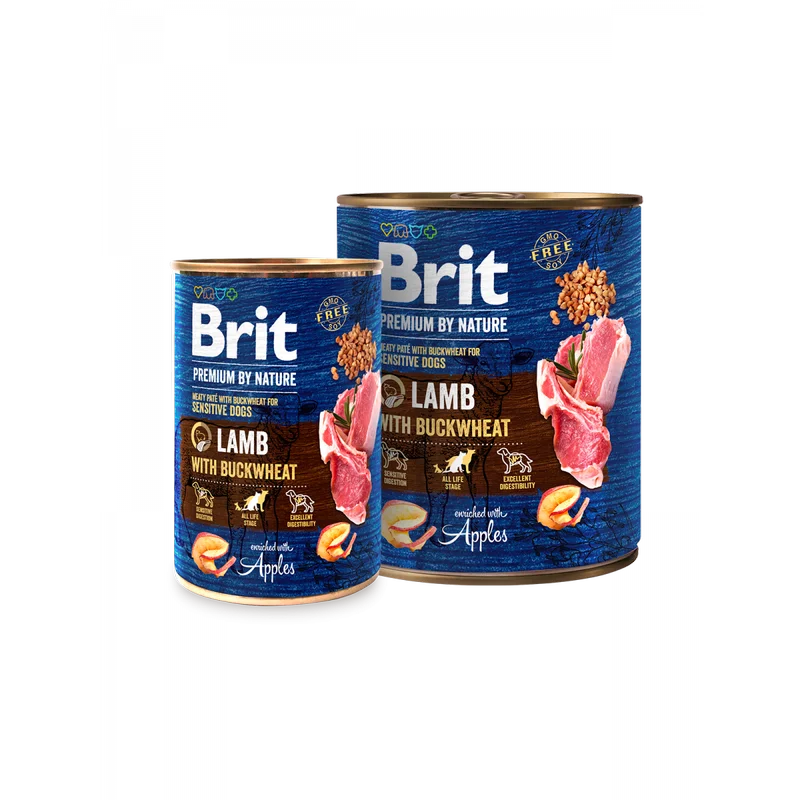 Hrana umeda caini - Brit Premium by Nature cu Miel si Hrisca pentru caini sensibili