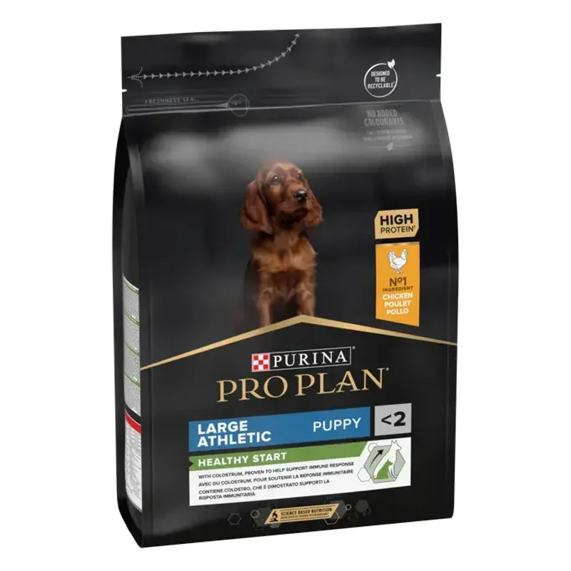 Hrana uscata pentru caini - PURINA Pro Plan Large Athletic Puppy Healthy Start cu Pui pentru caini atletici de rasa mare