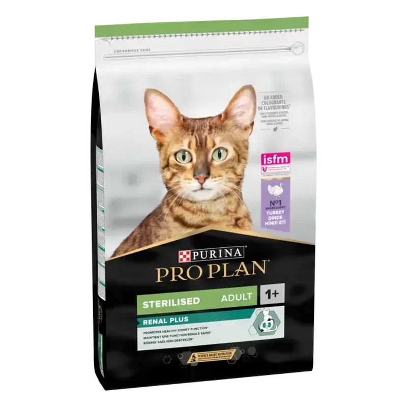 Hrana uscata pentru pisici - PURINA Pro Plan Renal Plus Curcan pentru pisici adulte si sterilizate